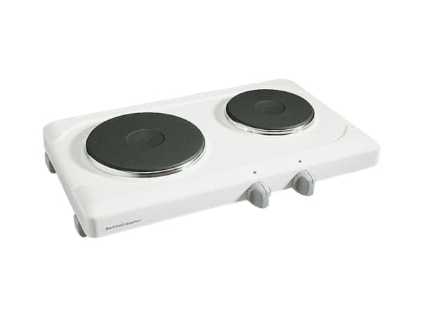 Rommelsbacher THS 2590 , Hvit, Benkeplate, Innebygde kokeplater, Emaljert stål, 2 zone(s), 2 zone(s) Hvit