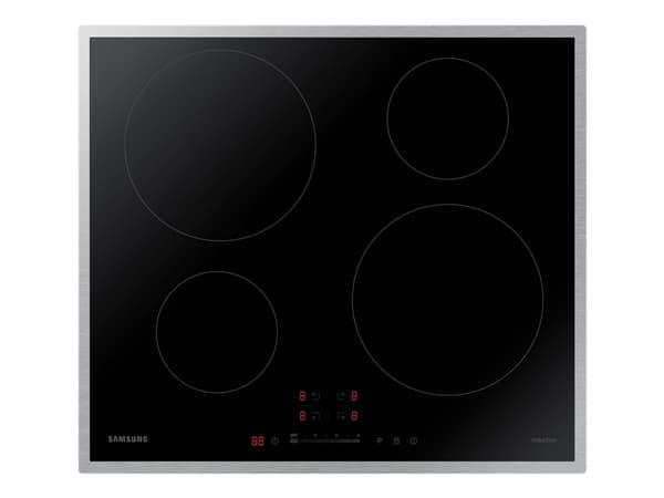 Samsung NZ64H37075K - Induksjonskomfyrtopp - 4 plater - Nisje - bredde: 56 cm - dybde: 49 cm - Klasse A