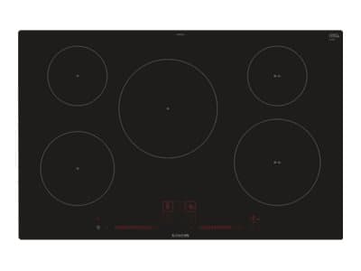 Siemens iQ100 EH801LVC1E - Induksjonskomfyrtopp - 5 plater - Nisje - bredde: 78 cm - dybde: 50 cm - svart