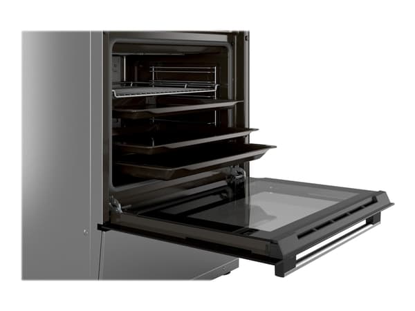 Bosch Serie 4 HLN39A050U - Liesi - vapaasti seisova - leveys: 60 cm - syvyys: 60 cm - korkeus: 90 cm - itsepuhdistuva - ruostumaton teräs