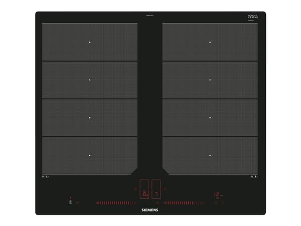 Siemens iQ700 EX601LXC1E - Induksjonskomfyrtopp - 4 plater - Nisje - bredde: 56 cm - dybde: 50 cm - svart