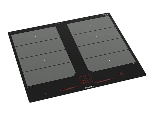 Siemens iQ700 EX601LXC1E - Induksjonskomfyrtopp - 4 plater - Nisje - bredde: 56 cm - dybde: 50 cm - svart