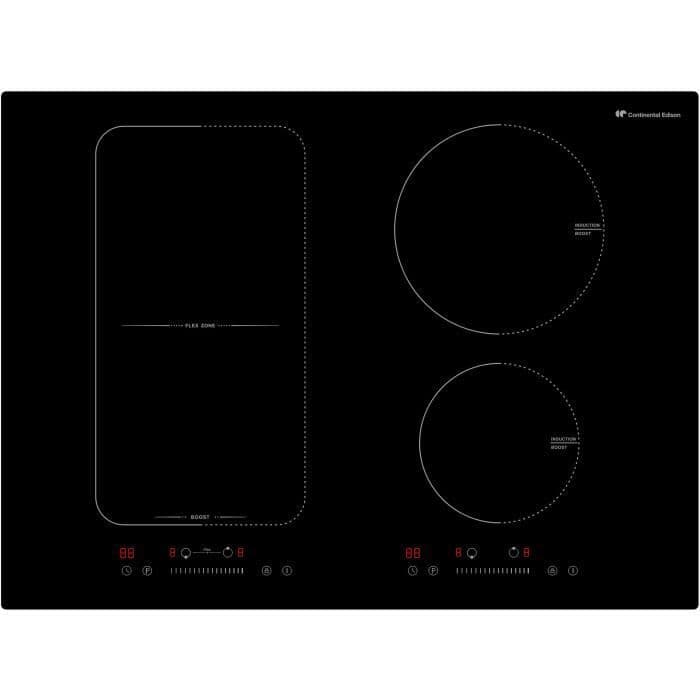 CONTINENTAL EDISON - FLEXZON 4-zone induktions kogeplade - 7200W - bredde 70 cm