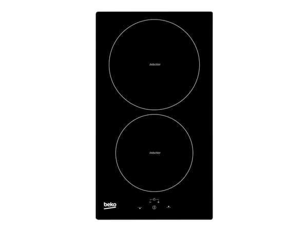 Beko HDMI32400DT - Induksjonskomfyrtopp - 2 plater - Nisje - bredde: 26.8 cm - dybde: 49 cm - svart