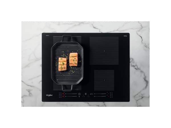 Whirlpool WF S0160 NE - Induksjonskomfyrtopp - 4 plater - Nisje - bredde: 56 cm - dybde: 48 cm - svart