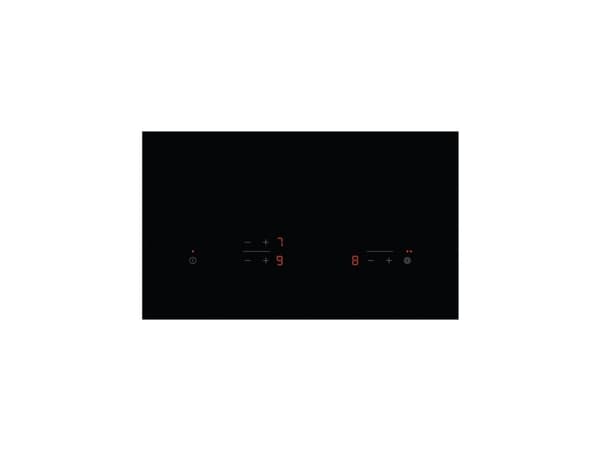 Electrolux EHF6232FOK - Keramisk komfyrtopp - 3 plater - Nisje - bredde: 56 cm - dybde: 49 cm - med avfaset front - svart