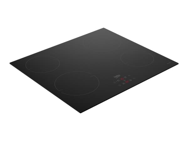 Beko HII64401MT - Induksjonskomfyrtopp - 4 plater - Nisje - bredde: 56 cm - dybde: 49 cm - svart Sort