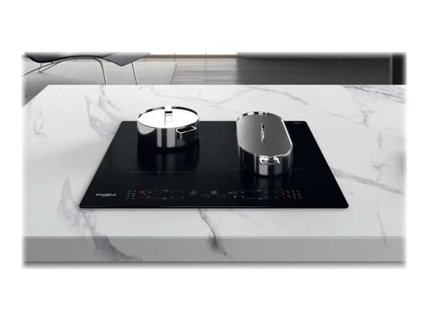 Whirlpool Filo WB B8360 NE - Induksjonskomfyrtopp - 4 plater - Nisje - bredde: 56 cm - dybde: 48 cm - svart