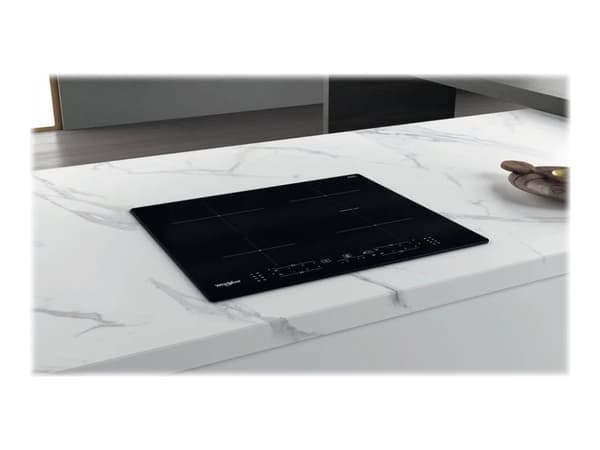 Whirlpool Filo WB B8360 NE - Induksjonskomfyrtopp - 4 plater - Nisje - bredde: 56 cm - dybde: 48 cm - svart