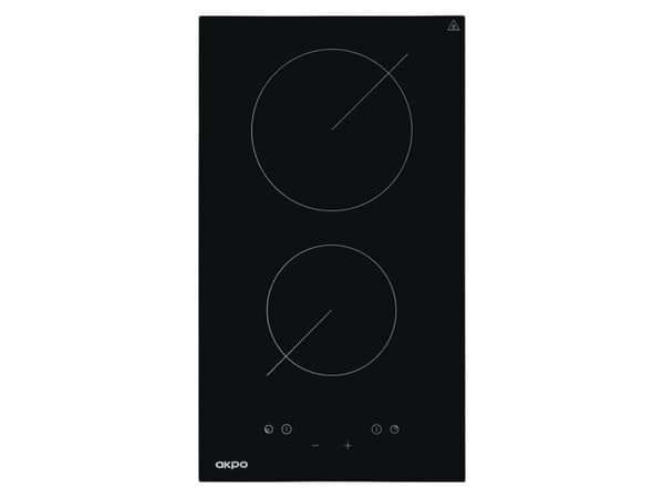 Akpo PKA 30 830/2 koketopp Sort Innebygd 30 cm keramisk platetopp 2 sone(r)