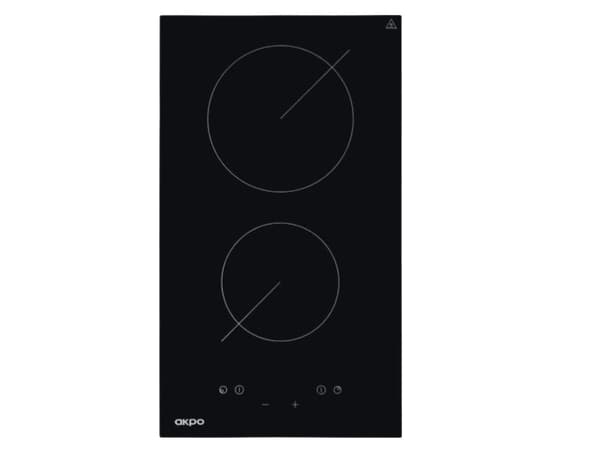 Akpo PKA 30 830/2 koketopp Sort Innebygd 30 cm keramisk platetopp 2 sone(r)
