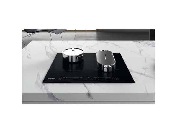 Whirlpool WB S2560 NE, svart, inbyggd, 59 cm, zoninduktionshäll, keramik, 4 zon(er)