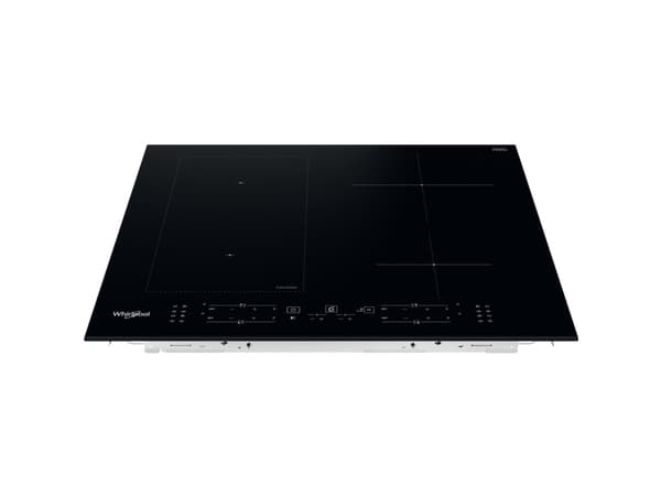 Whirlpool WL B1160 BF, Sort, Innebygget, 59 cm, Sonebasert induksjon, Glass, 4 zone(s)