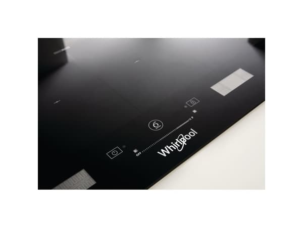 Whirlpool SMP 9010 C/NE/IXL, Sort, Innebygget, 86 cm, Sonebasert induksjon, Glass-keramikk, 10 zone(s)