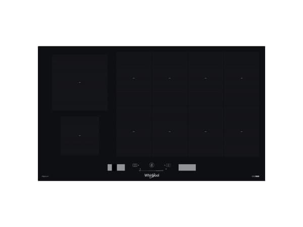 Whirlpool SMP 9010 C/NE/IXL, Sort, Innebygget, 86 cm, Sonebasert induksjon, Glass-keramikk, 10 zone(s)