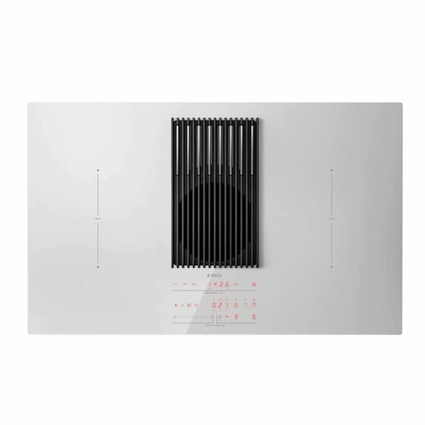 Elica PRF0147774, Sort, Hvit, Innebygget, 83 cm, Sonebasert induksjon, Glass, 4 zone(s)