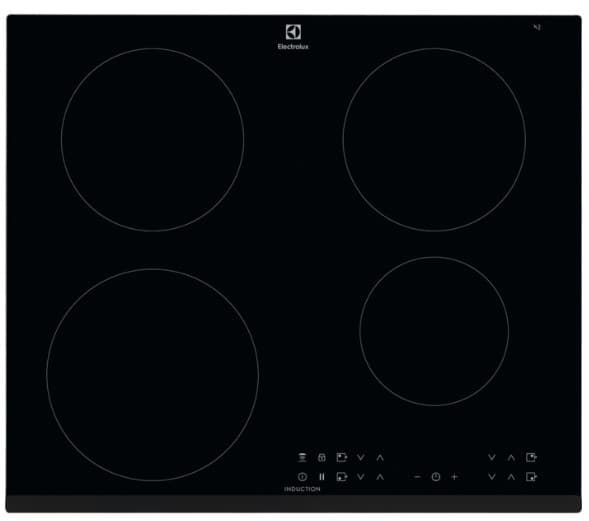 Electrolux LIR60433, Svart, Inbyggd, 59 cm, Induktionshäll med zon, 4 zone(s), 4 zone(s) Svart