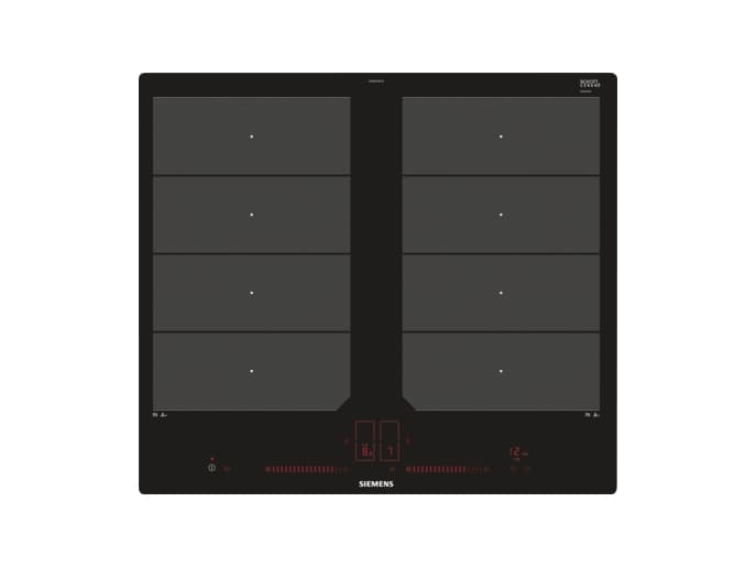 Siemens EX601LXC1E, Svart, Built-in, Induktionshäll med zon, Glass-keramisk, 4 zone(s), 4 zone(s)
