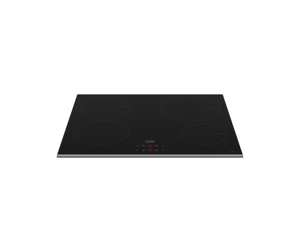Beko HII64402MTX, Sort, Innebygget, 60 cm, Sonebasert induksjon, Glass, 4 zone(s)