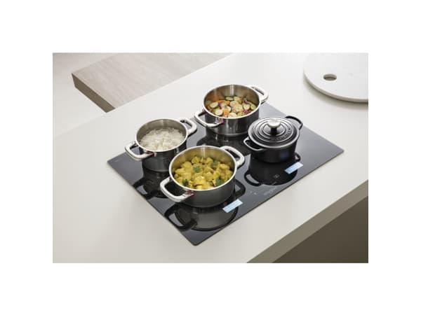 Whirlpool SMP 658C/BT/IXL, Sort, Innebygget, 65 cm, Sonebasert induksjon, iXelium, 4 zone(s)