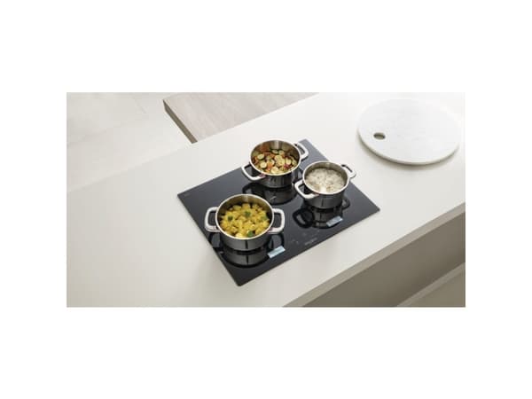 Whirlpool SMP 658C/BT/IXL, Sort, Innebygget, 65 cm, Sonebasert induksjon, iXelium, 4 zone(s)