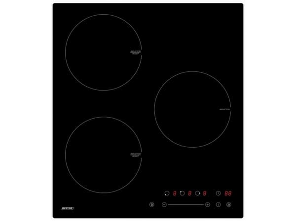 MPM 45-IM-07, Sort, Innebygget, 45 cm, Sonebasert induksjon, Glass, 3 zone(s) Sort