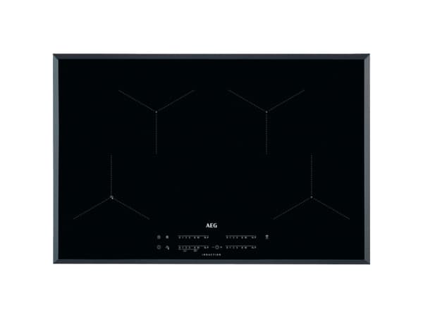 AEG IAE84431FB - Induktionshäll - 4 kokplattor - Fördjupning - bredd: 75 cm - djup: 49 cm - med vinklad ram - svart