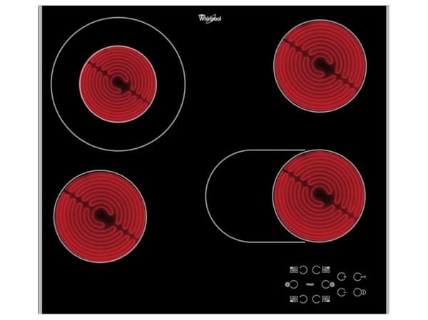 Whirlpool AKT 8210 LX, Svart, Inbyggd, Keramisk, Keramiska, 4 zone(s), 4 zone(s)