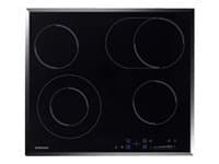 Samsung CTR164NC01 - Keramisk komfyrtopp - 4 plater - Nisje - bredde: 56 cm - dybde: 49 cm - med avskrådd ramme