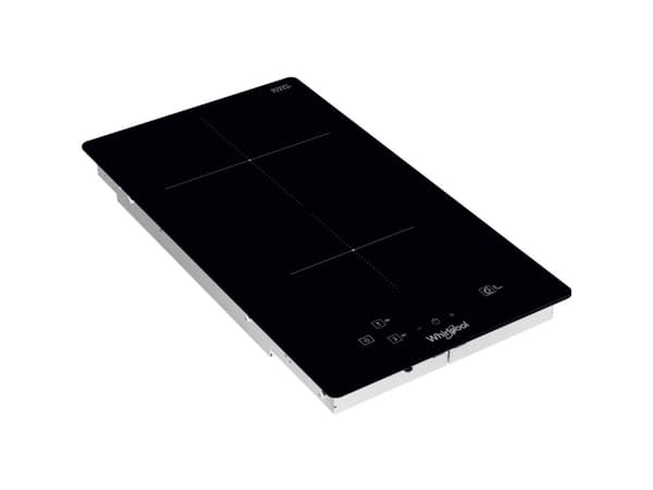 Whirlpool WS Q0530 NE, Musta, Kiinteä, 28 cm, Keittoalueinduktioliesi, Keraaminen lasi, 2 alue(tta)