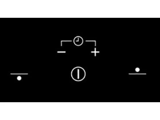 Beko HDMI32400DT - Induksjonskomfyrtopp - 2 plater - Nisje - bredde: 26.8 cm - dybde: 49 cm - svart Sort