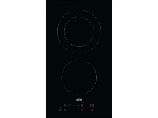 AEG HRB32310CB, Sort, Innebygget, 30 cm, Keramisk, Keramisk, 2 zone(s)
