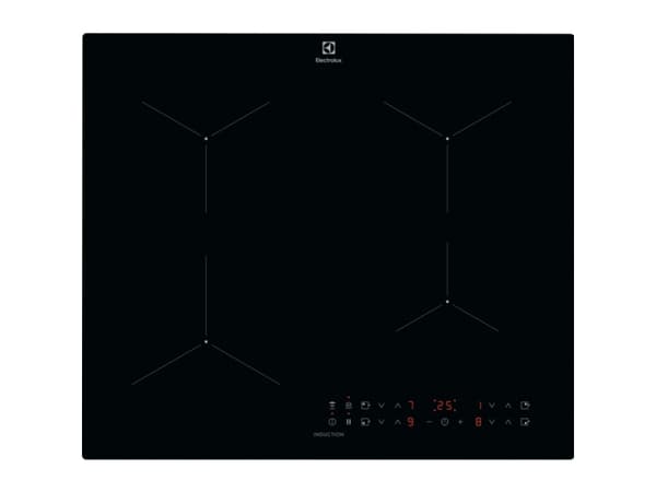 Electrolux LIL61434C, Sort, Innebygget, 59 cm, Sonebasert induksjon, Glass-keramikk, 4 zone(s)