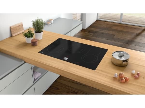 Neff T18PT16X0 - Keramisk komfyrtopp - 4 plater - Nisje - bredde: 78 cm - dybde: 50 cm - uten ramme - svart