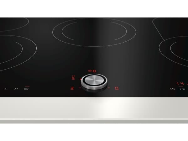Neff T18PT16X0 - Keramisk komfyrtopp - 4 plater - Nisje - bredde: 78 cm - dybde: 50 cm - uten ramme - svart