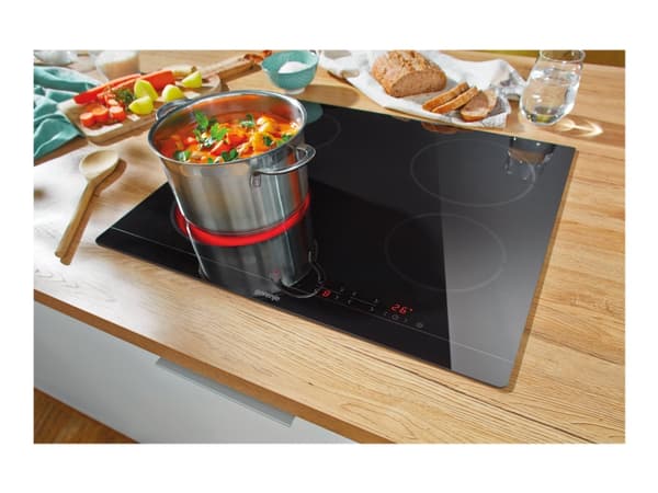 Gorenje ECT641BSC - Keramisk häll - 4 kokplattor - Fördjupning - bredd: 56 cm - djup: 49 cm - with sanded sides - svart