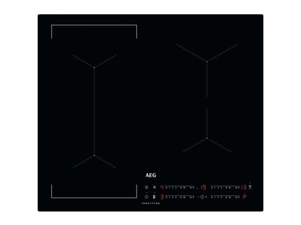 AEG IKE64441IB, Musta, Kiinteä, 60 cm, Keittoalueinduktioliesi, Lasi, 4 alue(tta) musta