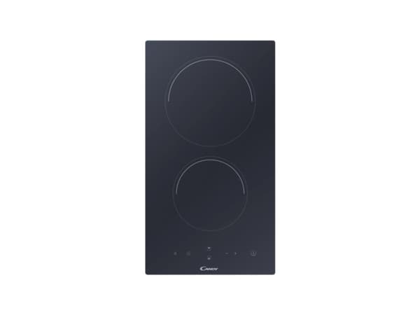Candy CDH30 - Keramisk komfyrtopp - 2 plater - Nisje - bredde: 26.8 cm - dybde: 50 cm - svart
