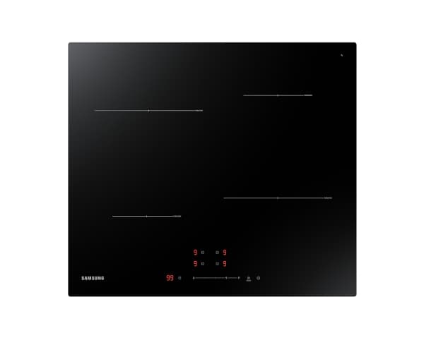 Samsung NZ64T3707A1 - Induktionshäll - 4 kokplattor - Fördjupning - bredd: 56 cm - djup: 49 cm - ramlös, - med rak kant - svart
