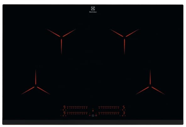 Electrolux EIP8146, Musta, Kiinteä, 78 cm, Keittoalueinduktioliesi, 4 alue(tta), 4 alue(tta)