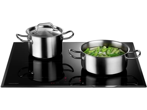 Concept IDV4460, Svart, Inbyggd, 59 cm, Induktionshäll med zon, Glas, 4 zone(s)