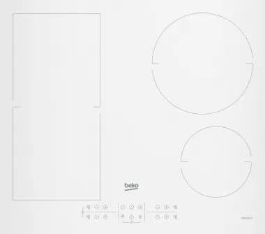 Beko HII64200FMTW, Vit, Inbyggd, 60 cm, Induktionshäll med zon, 4 zone(s), 4 zone(s) Vit