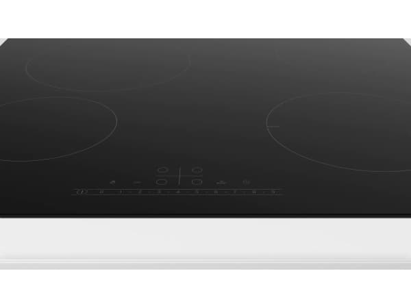 Bosch Serie | 6 PKE611FP2E - Keramisk komfyrtopp - 4 plater - Nisje - bredde: 56 cm - dybde: 49 cm - uten ramme - svart