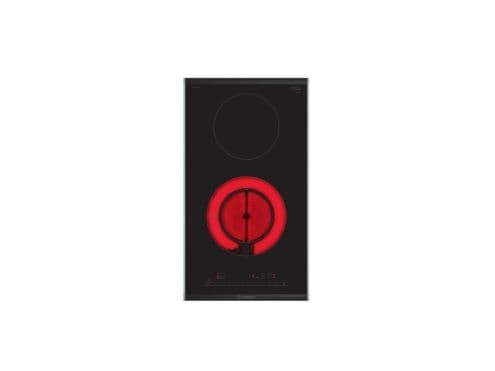 Bosch Serie 6 PKF375FP2E, Musta, Kiinteä, 30 cm, Lasi, 2 alue(tta), 2 alue(tta)
