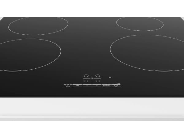 Bosch Serie 4 PUE611BB6E, Musta, Kiinteä, 59.2 cm, Keittoalueinduktioliesi, Keraaminen, 4 alue(tta)