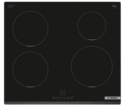 Bosch Serie | 4 PIE631BB5E - Induksjonskomfyrtopp - 4 plater - Nisje - bredde: 56 cm - dybde: 49 cm - uten ramme, - fasett - svart