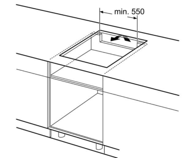 Bosch PVS63KBB5E, Sort, Innebygget, Sonebasert induksjon, Glass-keramikk, 4 zone(s), 4 zone(s)