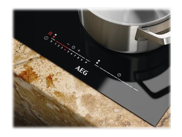 AEG IKE42640KB - Induktionshäll - 2 kokplattor - Fördjupning - bredd: 34 cm - djup: 49 cm - svart