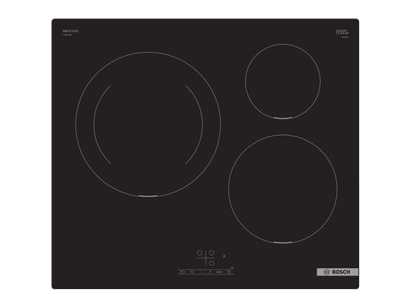 Bosch Serie 4 PUJ611BB5E, Musta, Kiinteä, 60 cm, Keittoalueinduktioliesi, Keraaminen, 3 alue(tta)