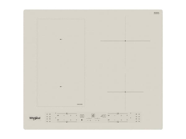 Whirlpool WLB6860NE/S, Sølv, Innebygget, Sonebasert induksjon, Keramisk, 4 zone(s), 4 zone(s) Sølv